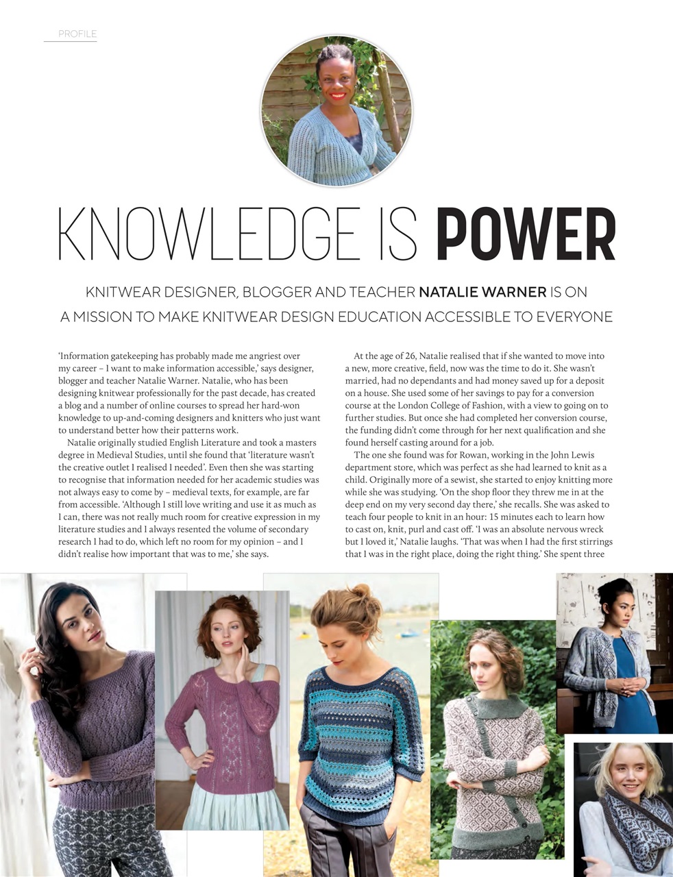 Knitting Preview Pages