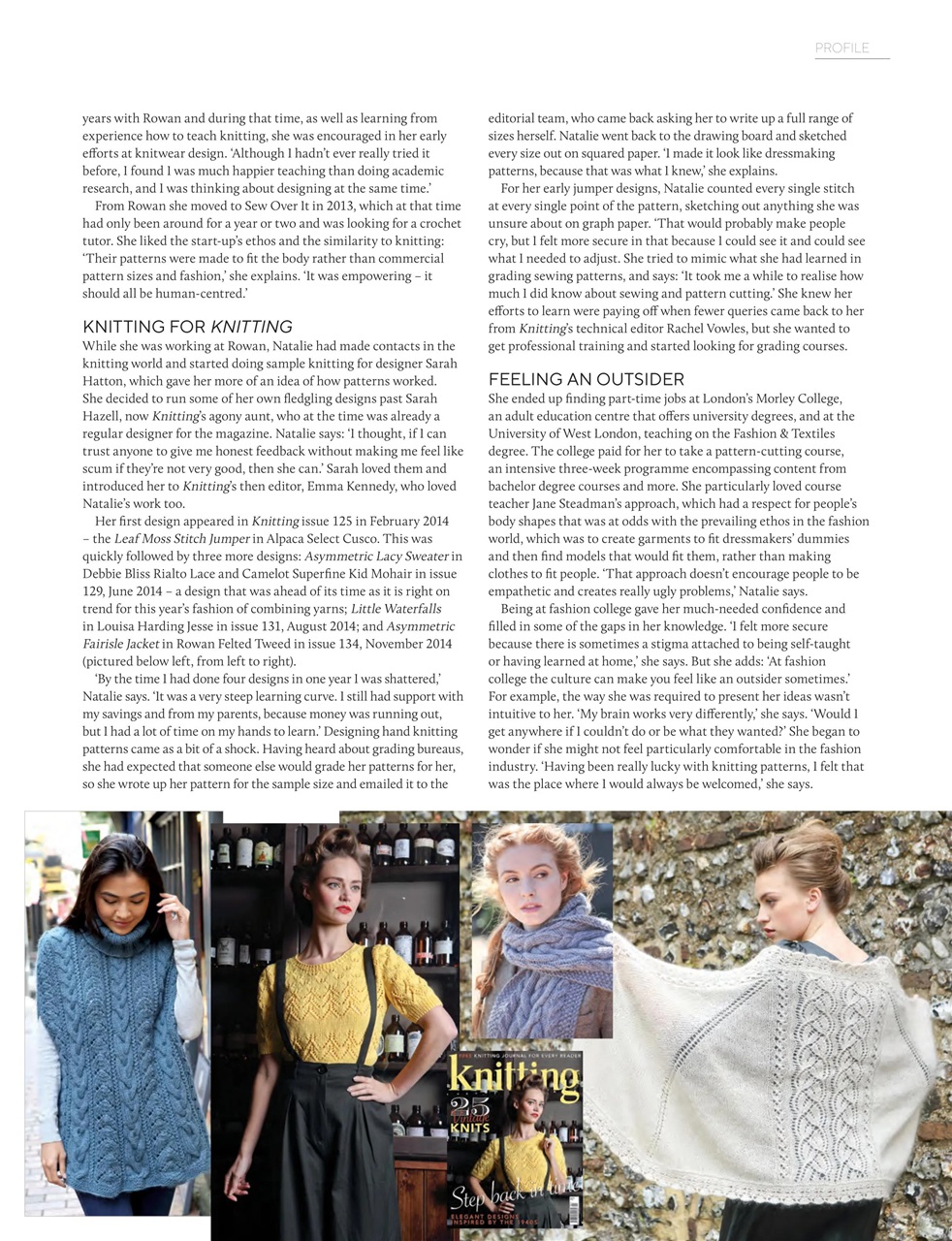 Knitting Preview Pages