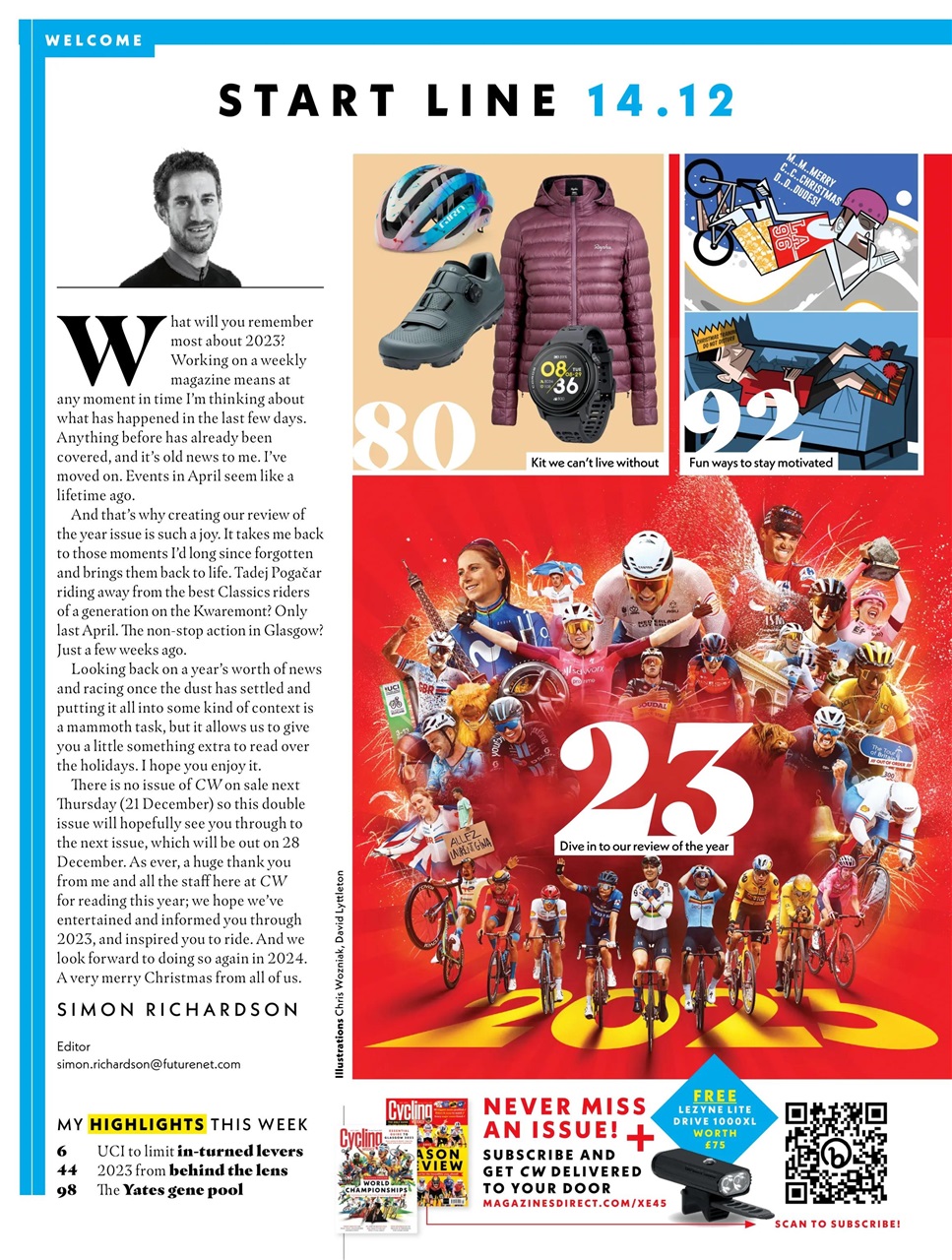 Cycling Weekly Preview Pages