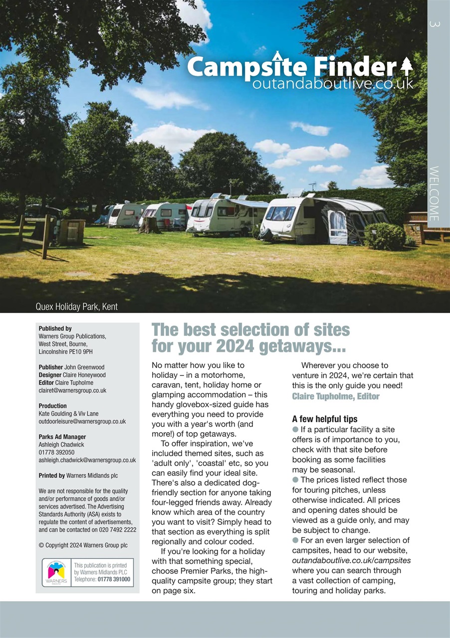 Campsite Finder Preview Pages