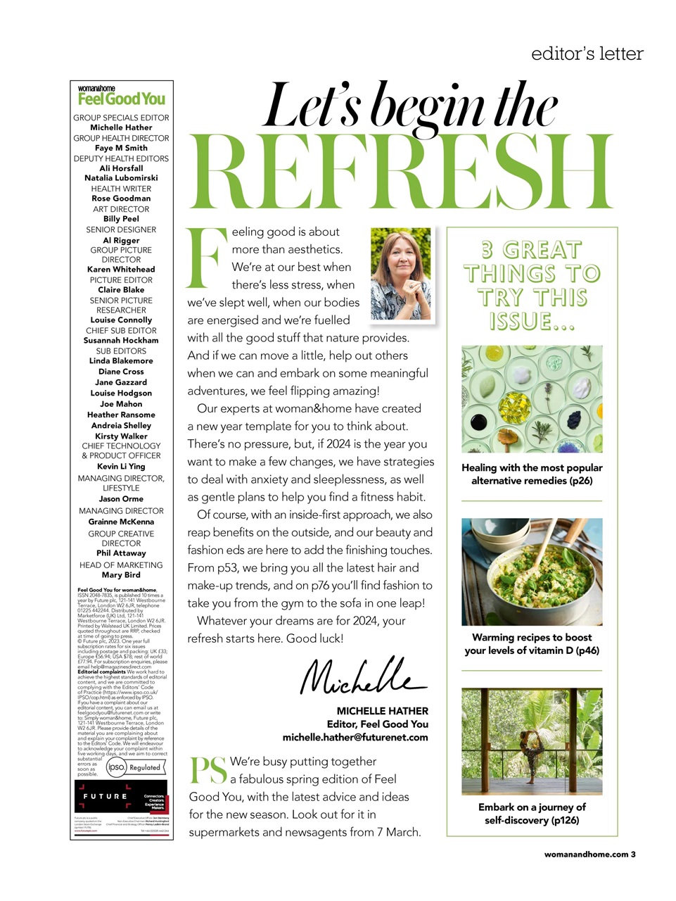 Woman&Home Feel Good You Preview Pages