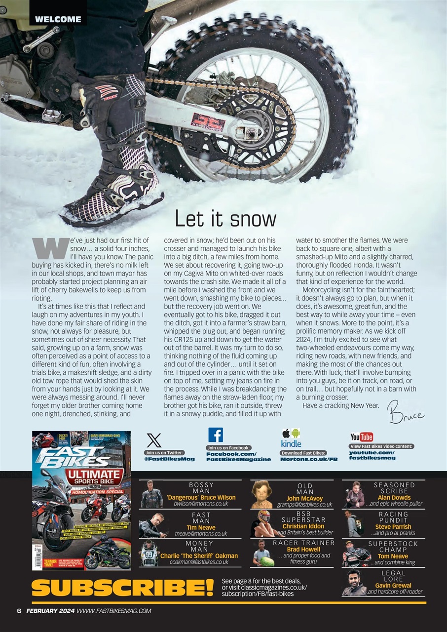 Fast Bikes Preview Pages