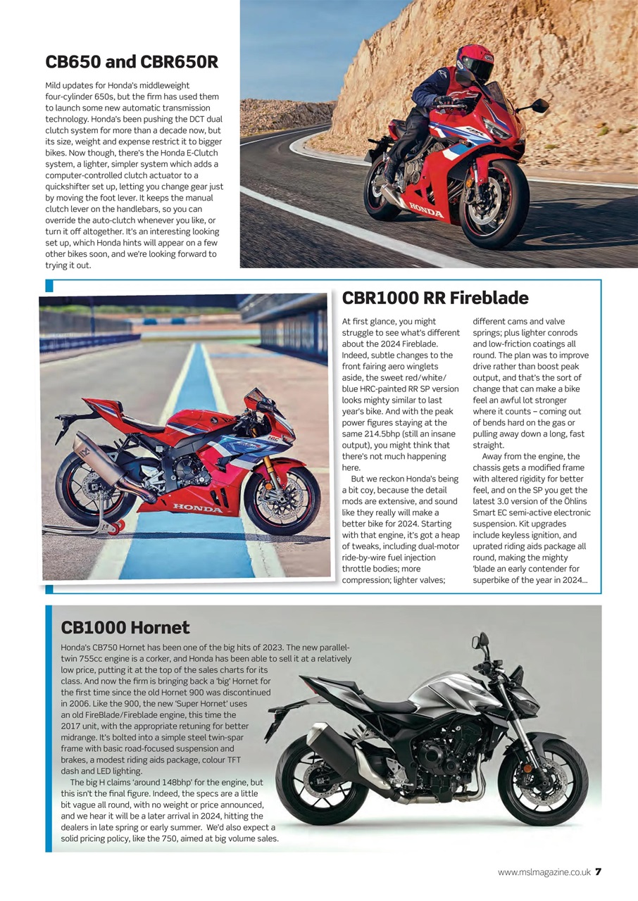 Motorcycle Sport & Leisure Preview Pages