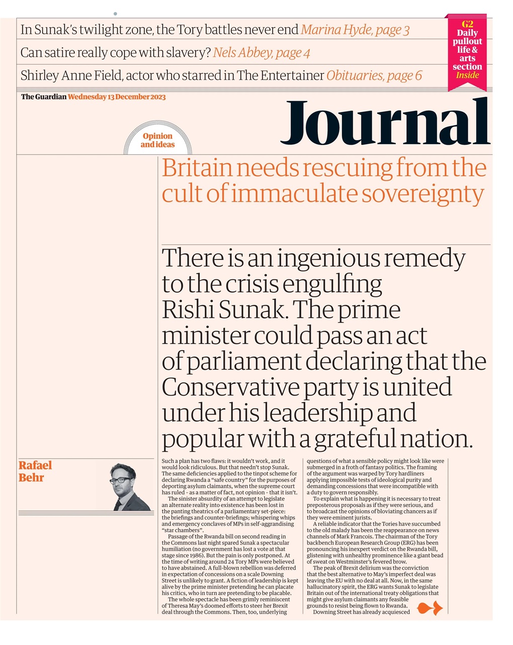 The Guardian Newspaper Preview Pages