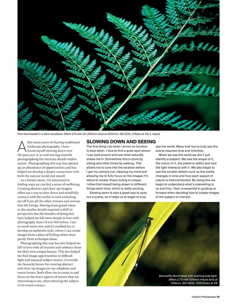 Outdoor Photography Preview Pages