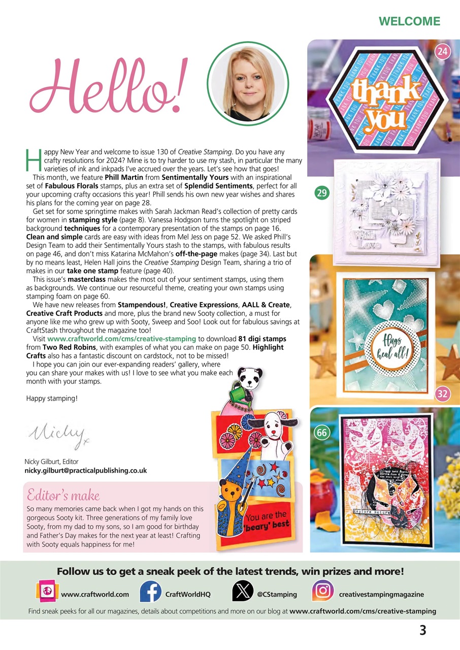 Creative Stamping Preview Pages