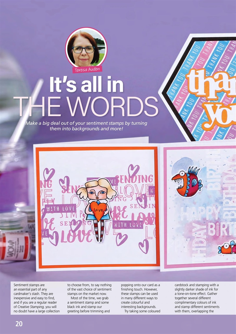 Creative Stamping Preview Pages