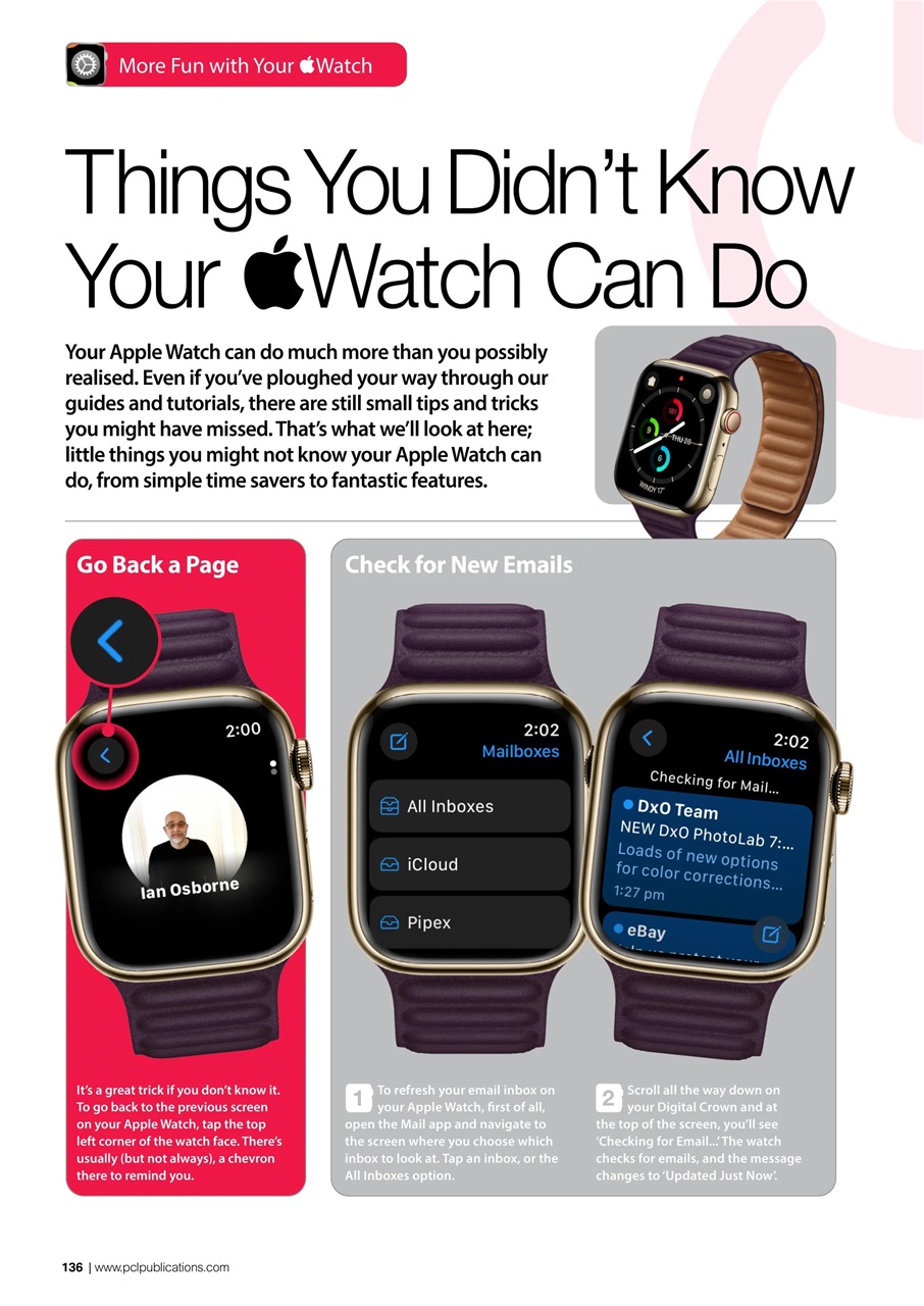 Apple Watch The Complete Manual Preview Pages
