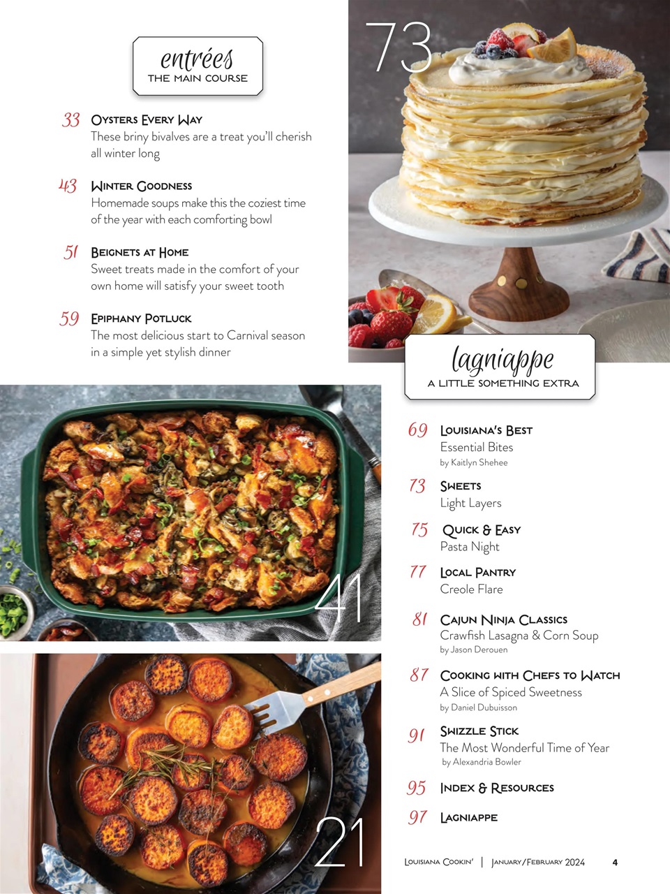 Louisiana Cookin’ Preview Pages