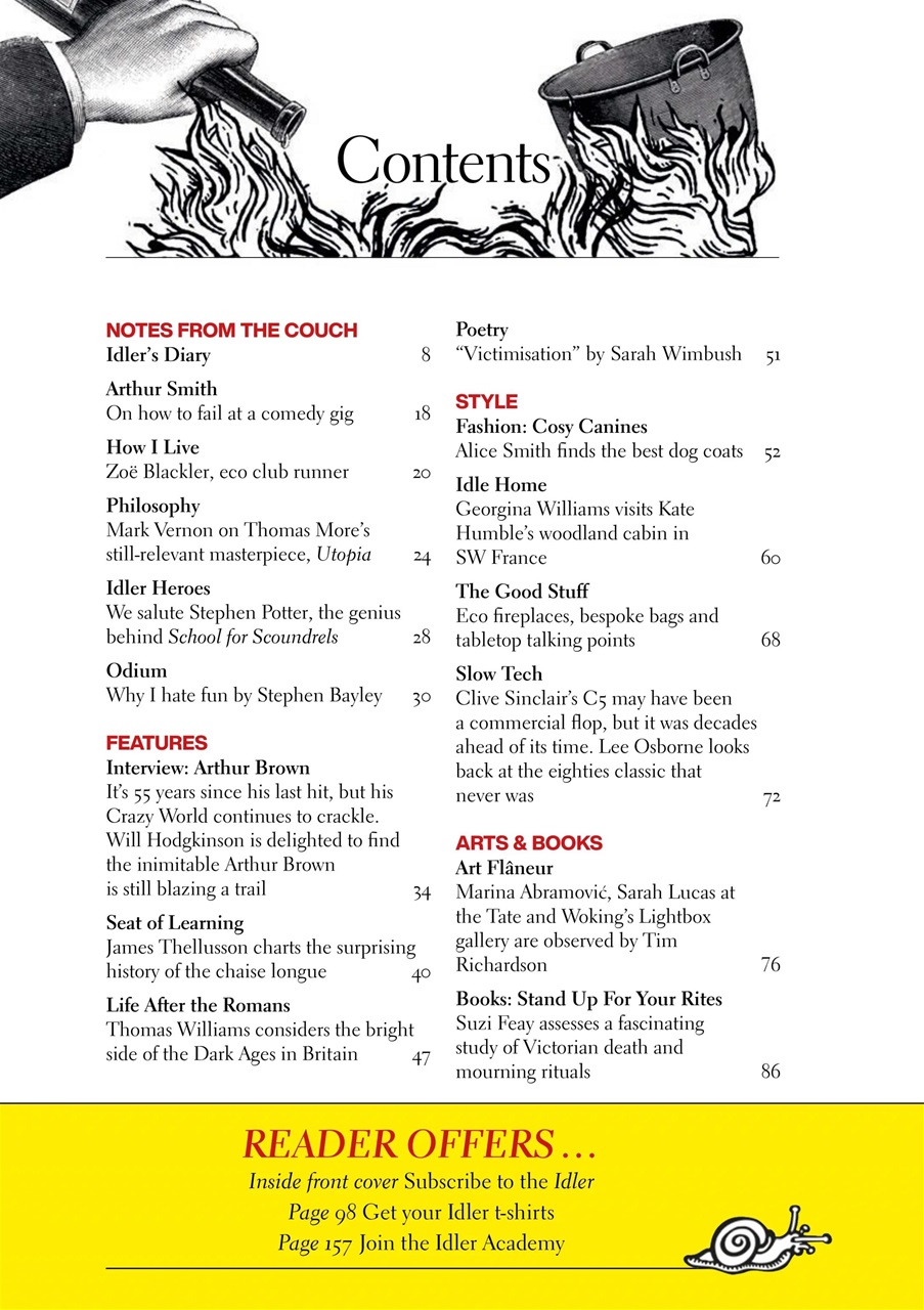 The Idler Magazine Preview Pages