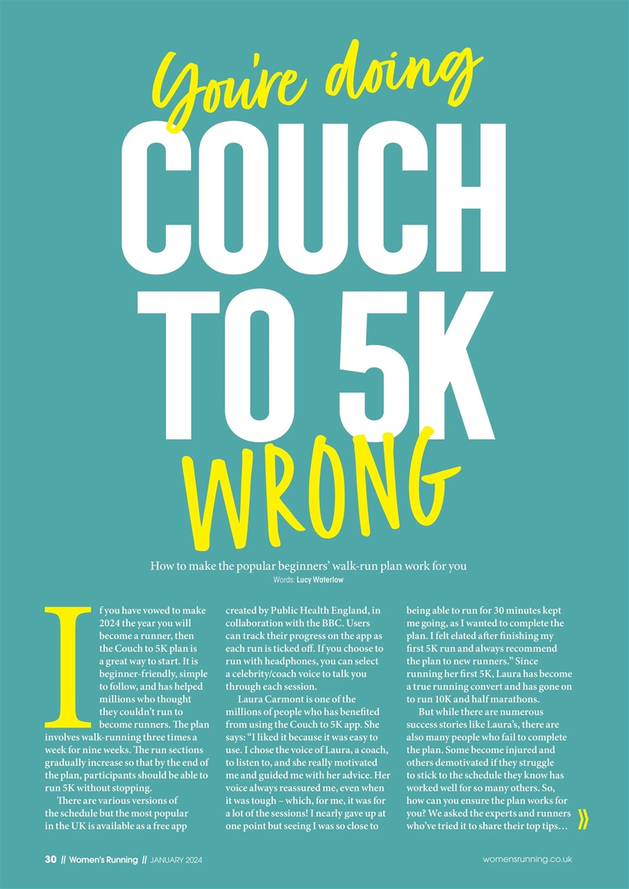 Women’s Running Preview Pages