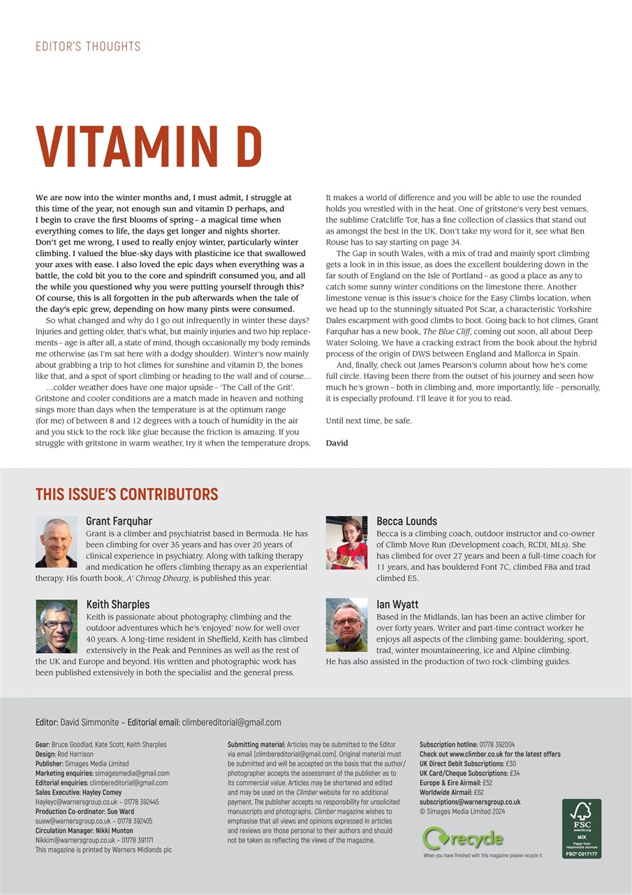 Climber Preview Pages