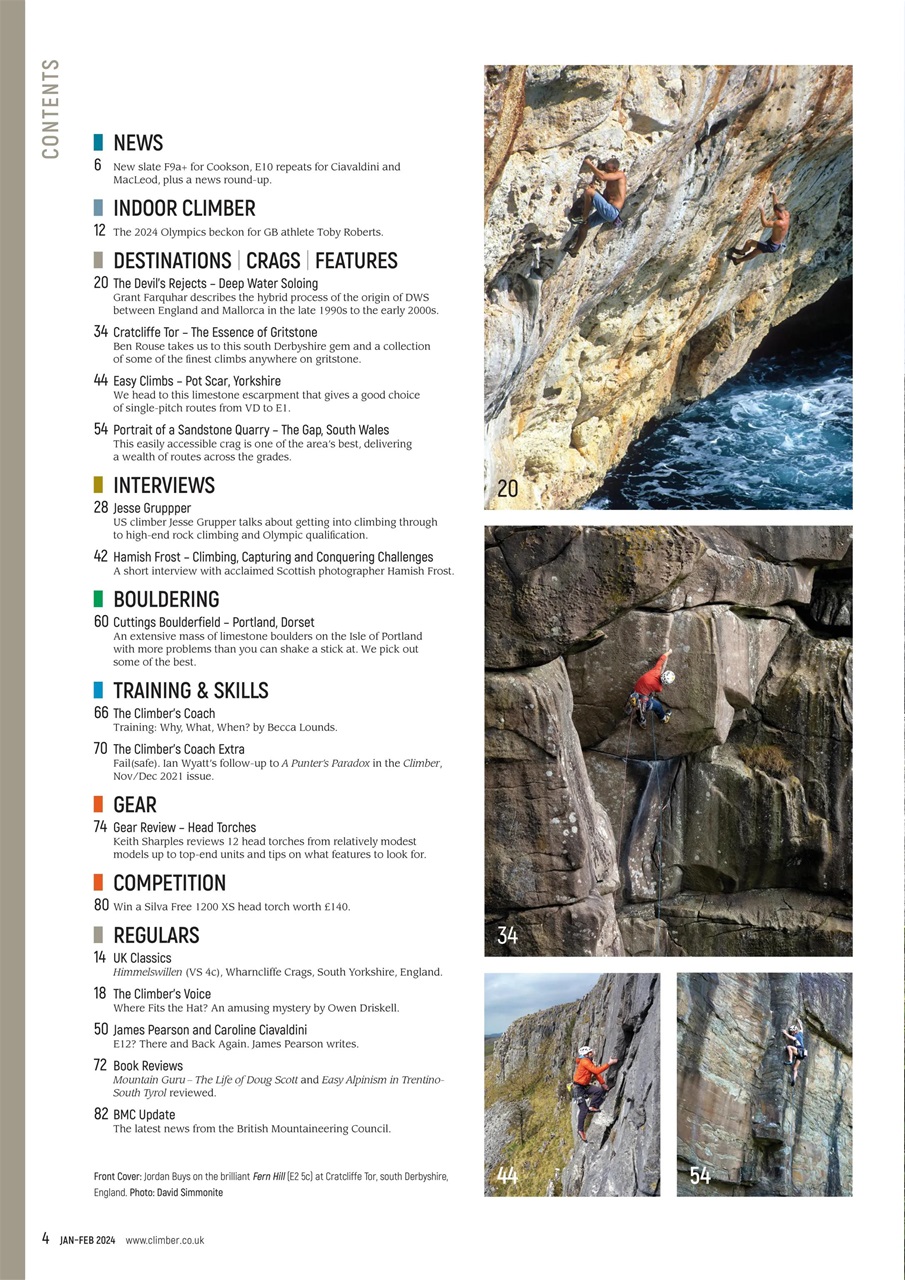 Climber Preview Pages
