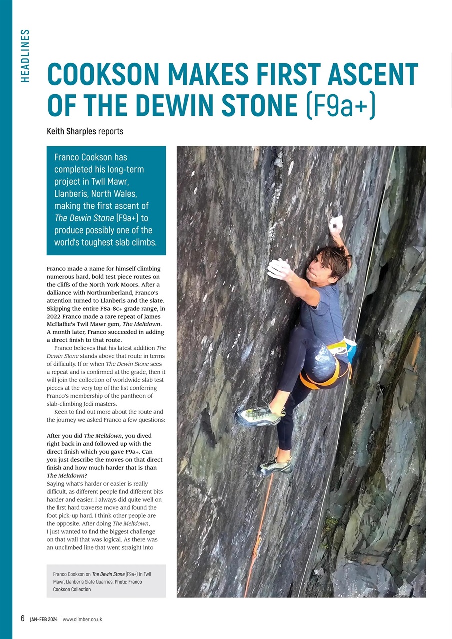 Climber Preview Pages