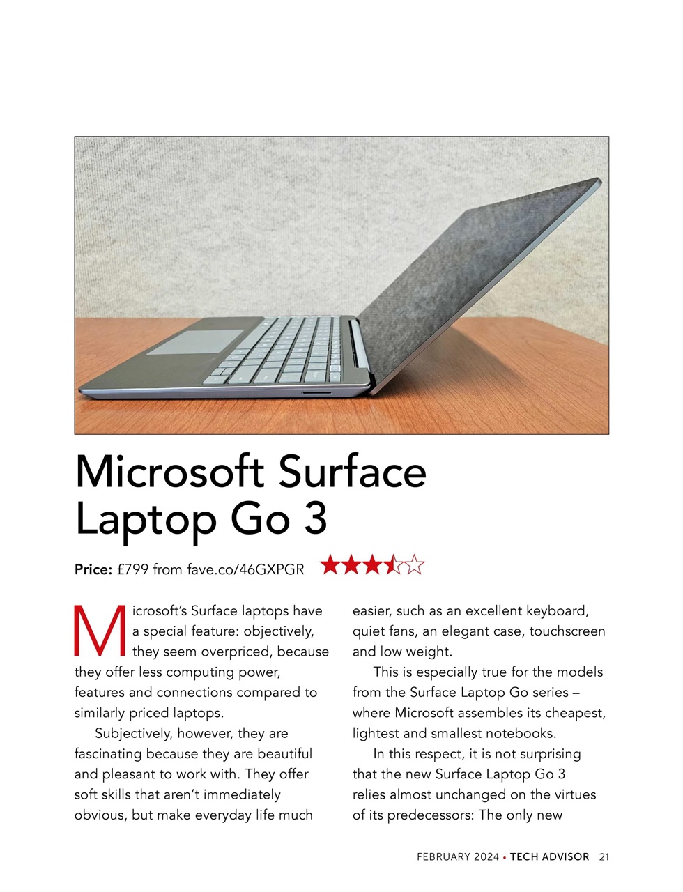 Tech Advisor Preview Pages