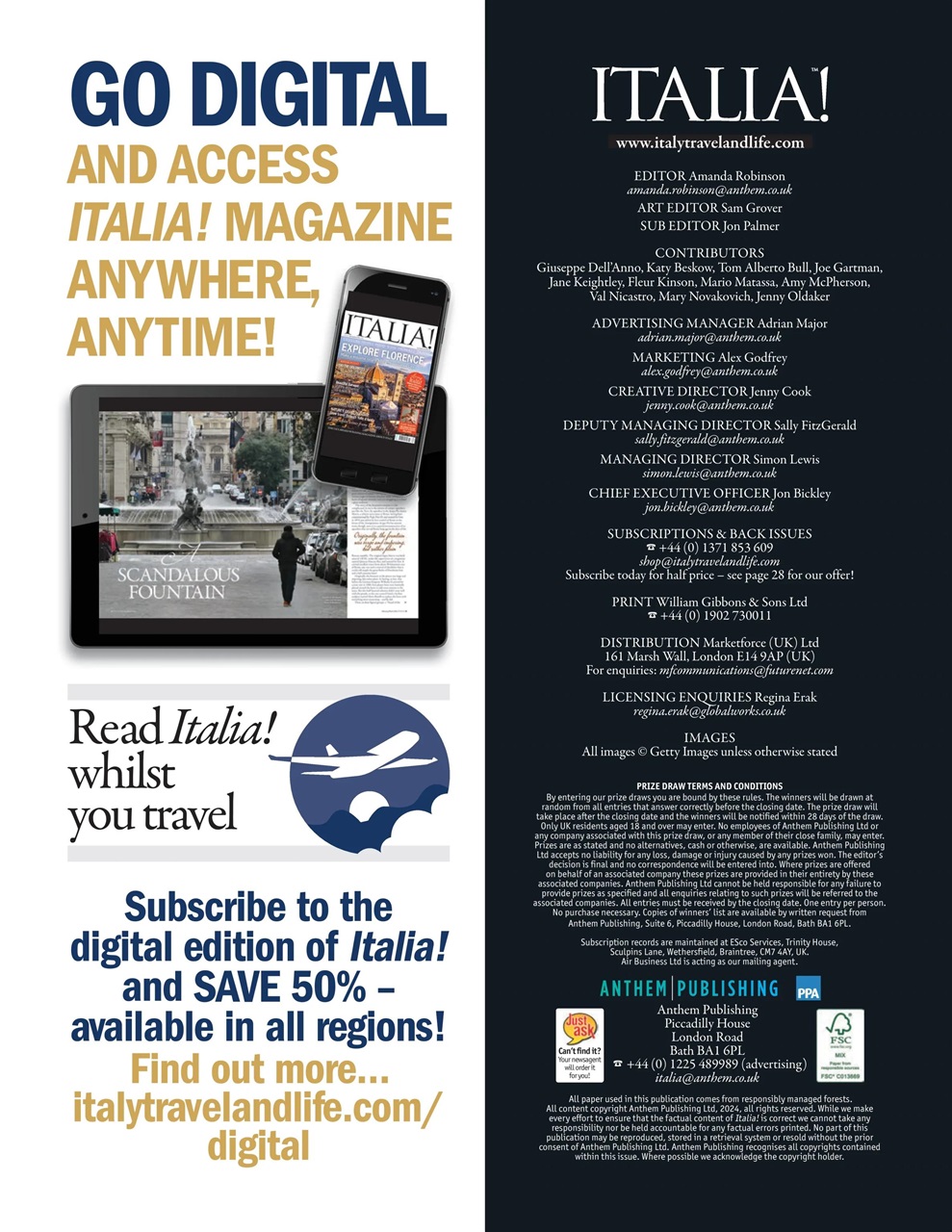 Italia! Preview Pages