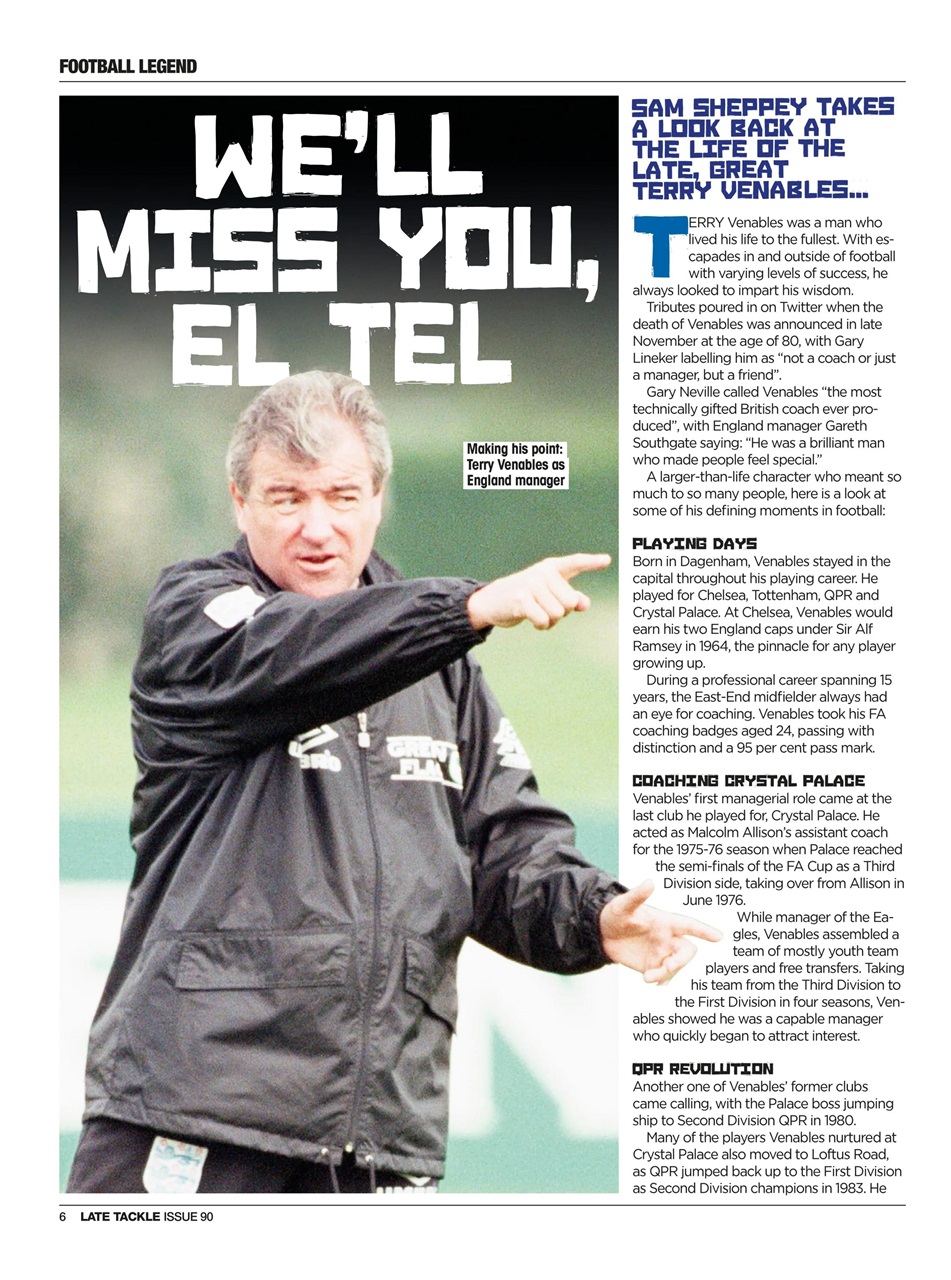 Late Tackle Football Magazine Preview Pages