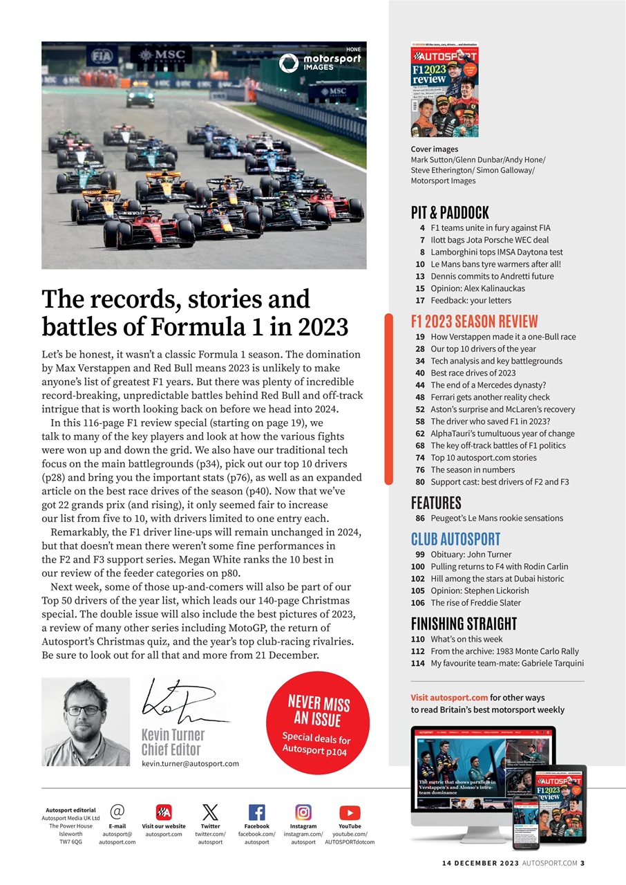Autosport Preview Pages