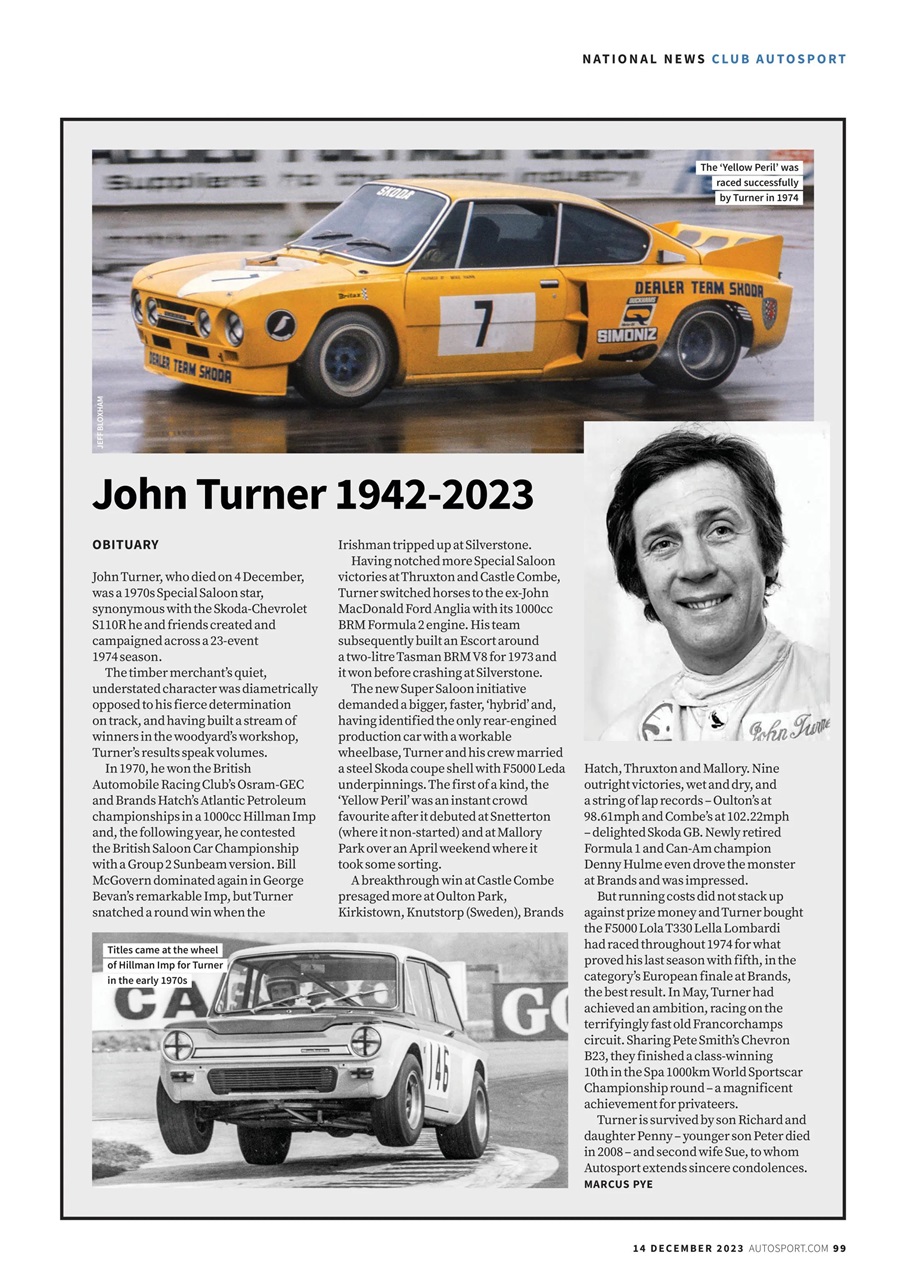 Autosport Preview Pages