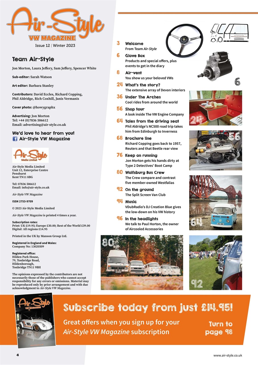 Air-Style VW Magazine Preview Pages