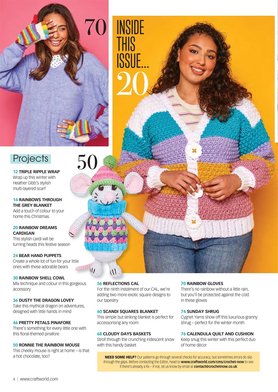 Crochet Now Magazine Preview Pages