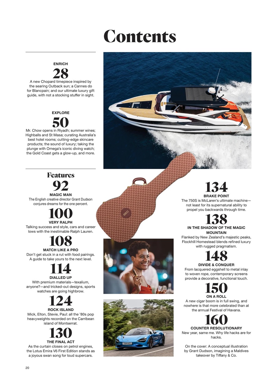 Robb Report Australia & New Zealand Preview Pages