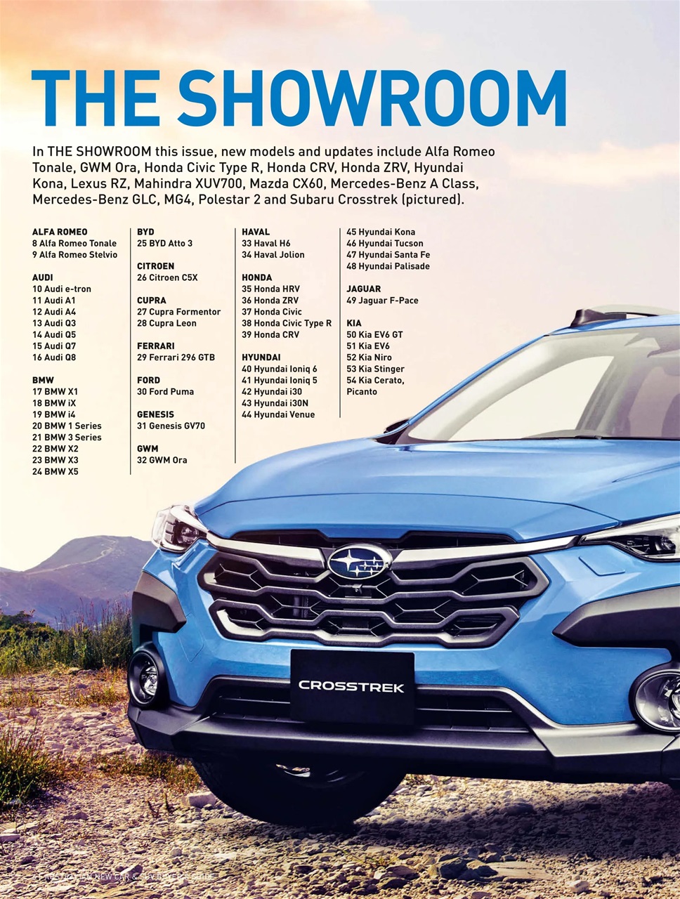 Australian New Car & SUV Buyers Guide Preview Pages
