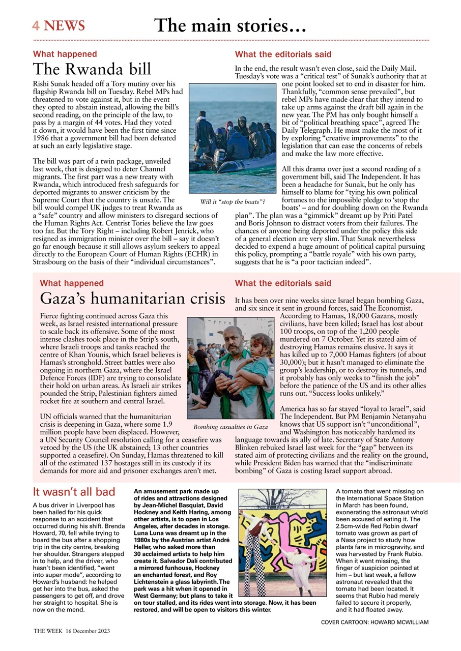 The Week Preview Pages