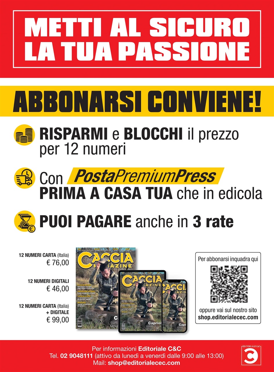 Caccia Magazine Preview Pages