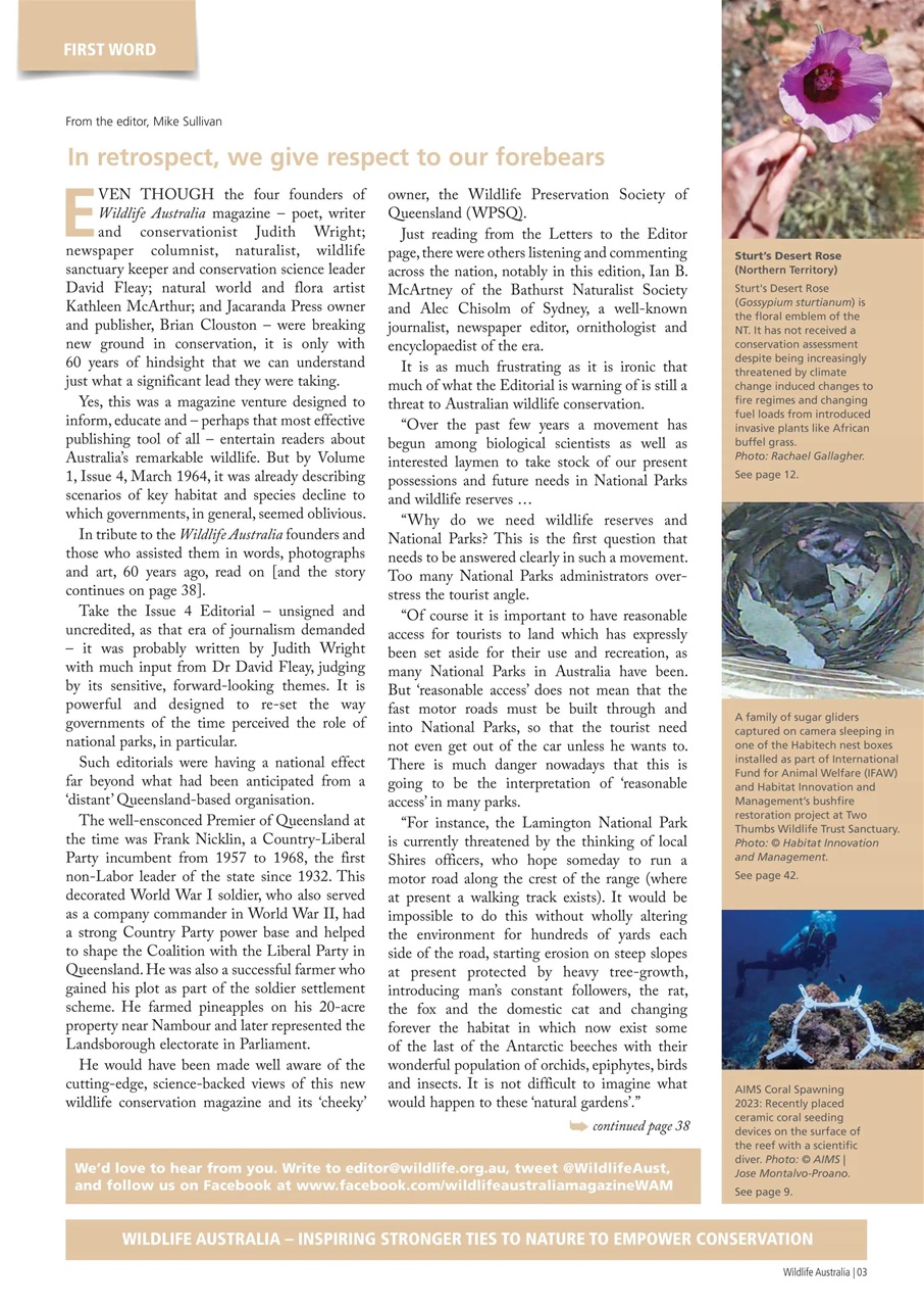 Wildlife Australia Preview Pages
