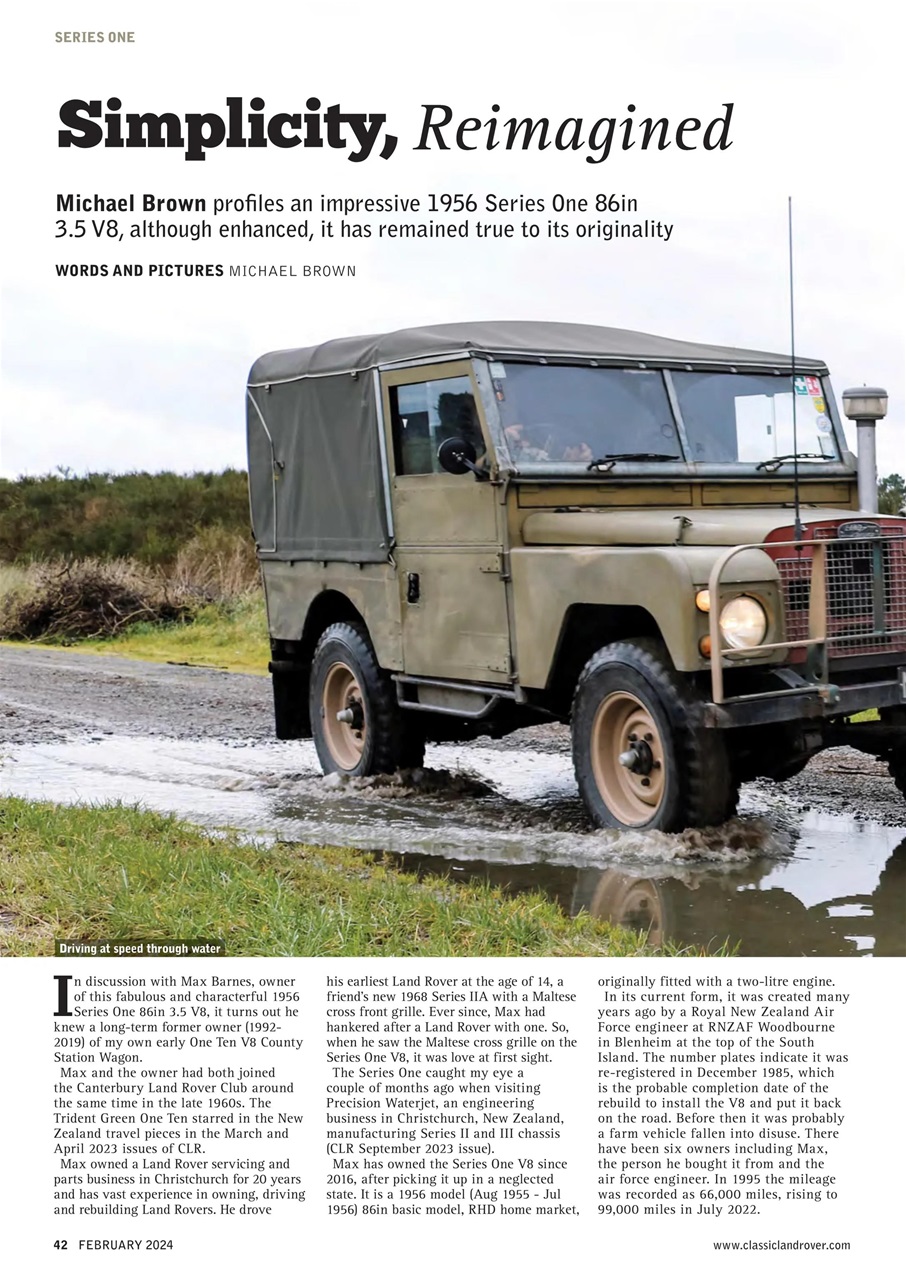 Classic Land Rover Magazine Preview Pages