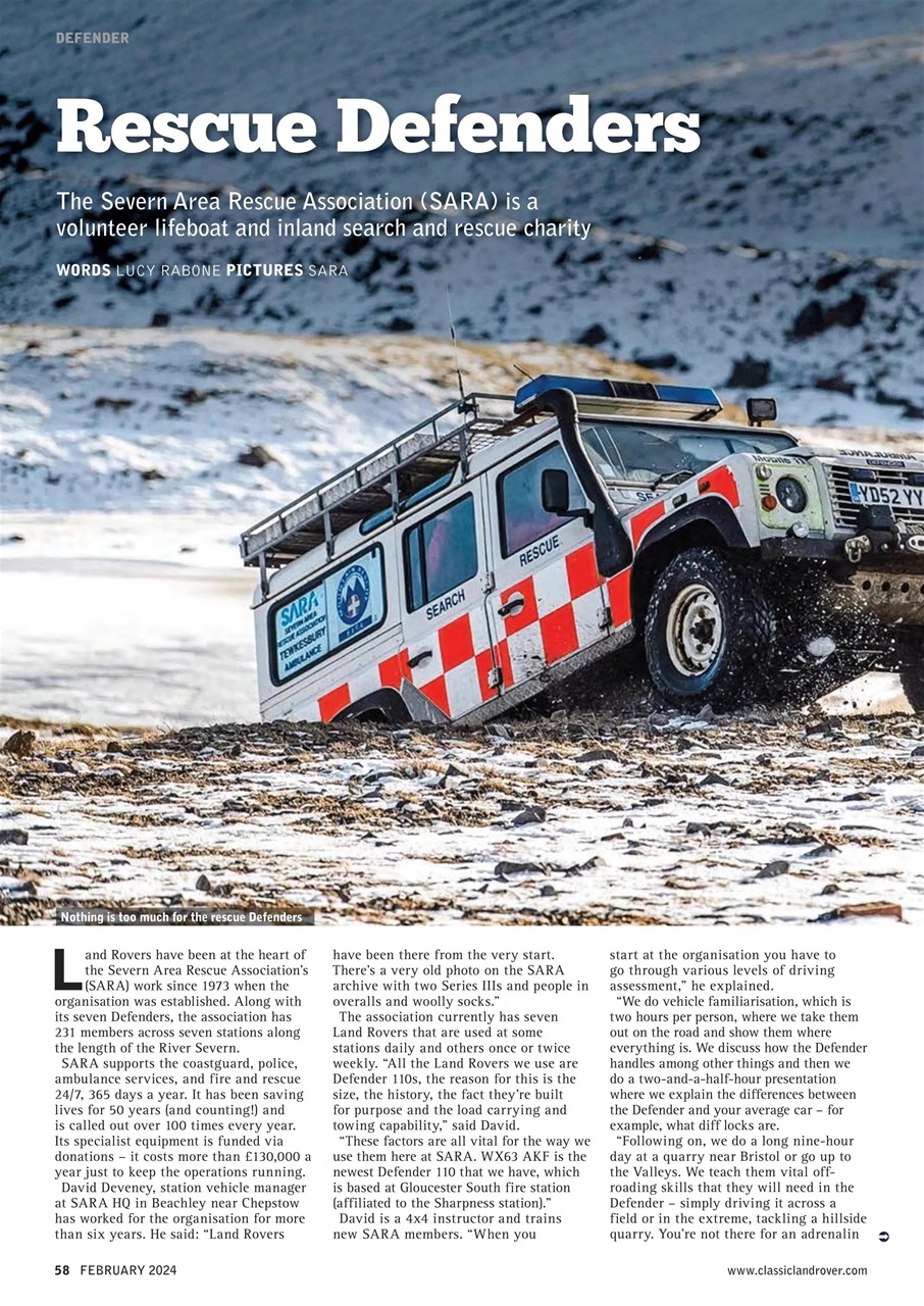 Classic Land Rover Magazine Preview Pages