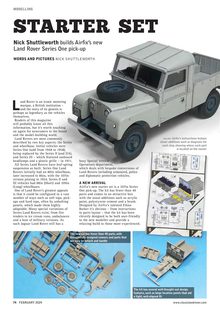 Classic Land Rover Magazine Preview Pages