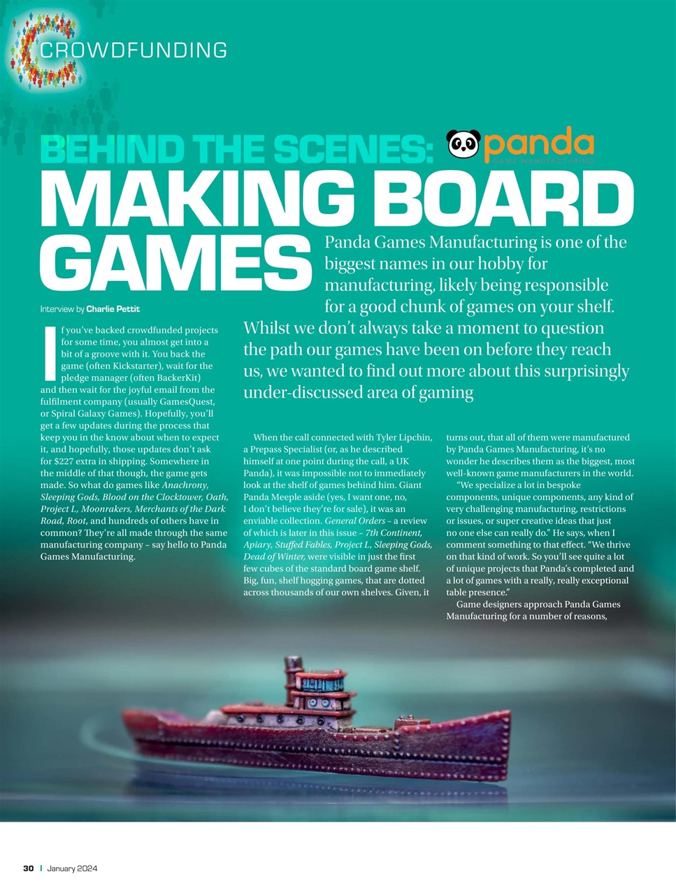 Tabletop Gaming Preview Pages