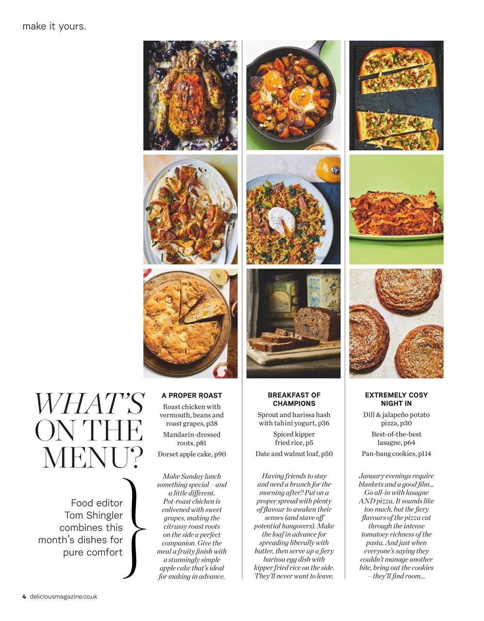 delicious. Magazine Preview Pages