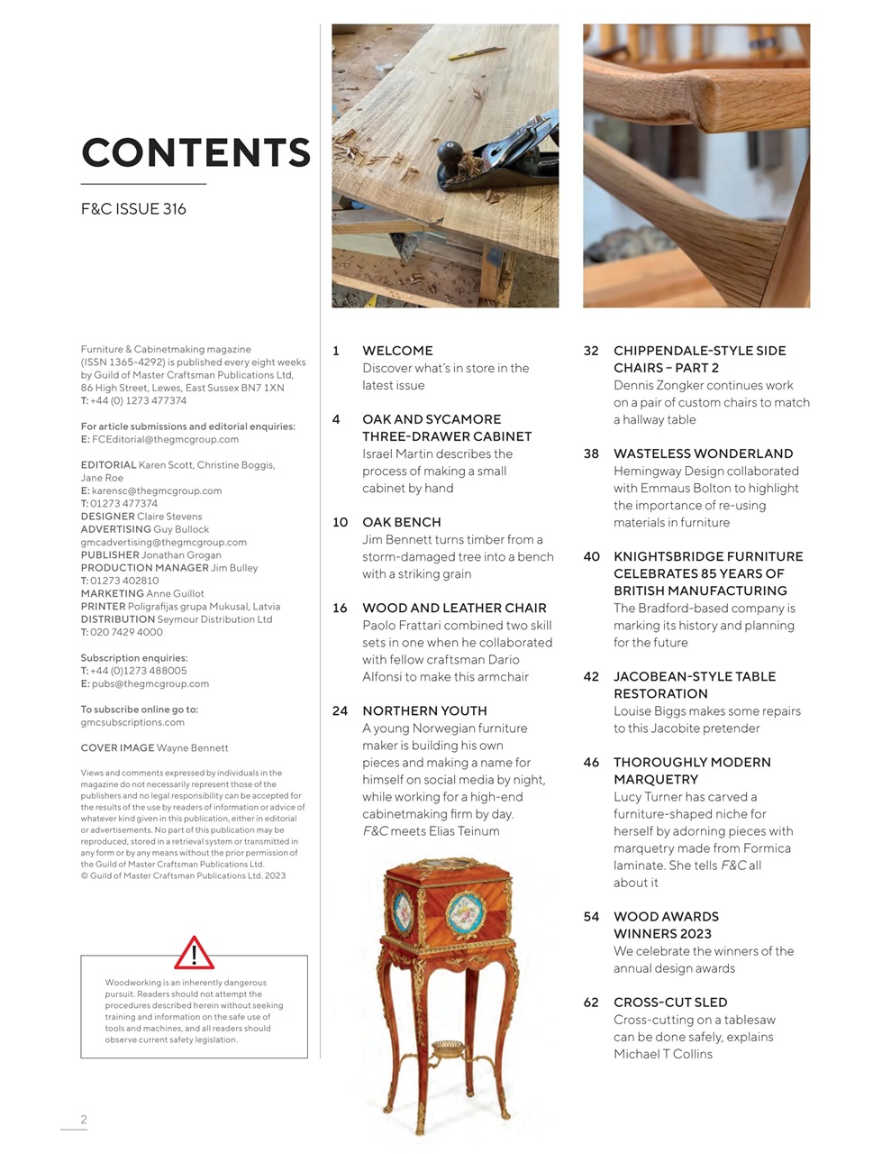 Furniture & Cabinetmaking Preview Pages