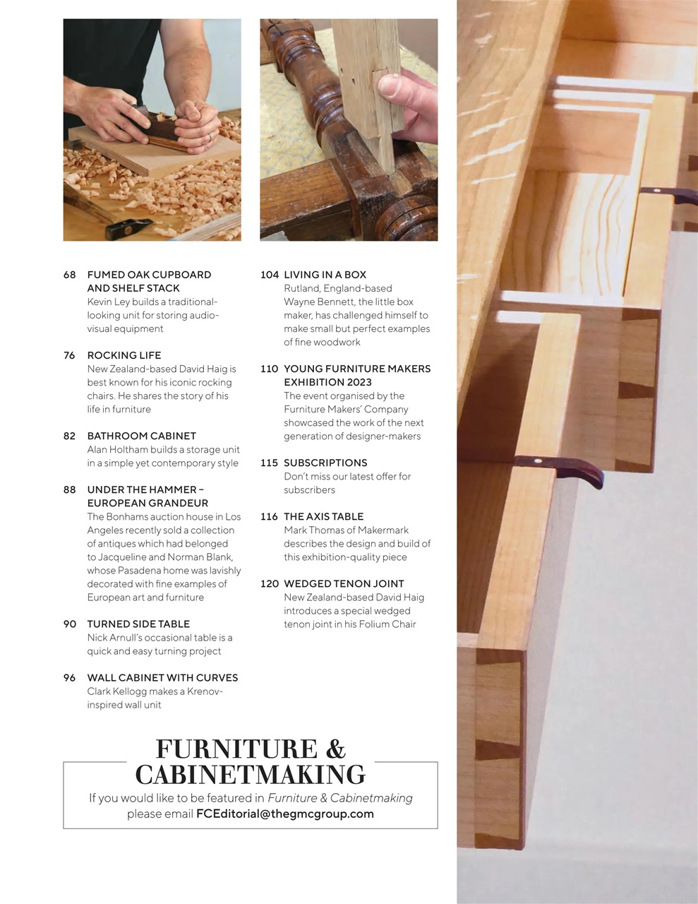 Furniture & Cabinetmaking Preview Pages
