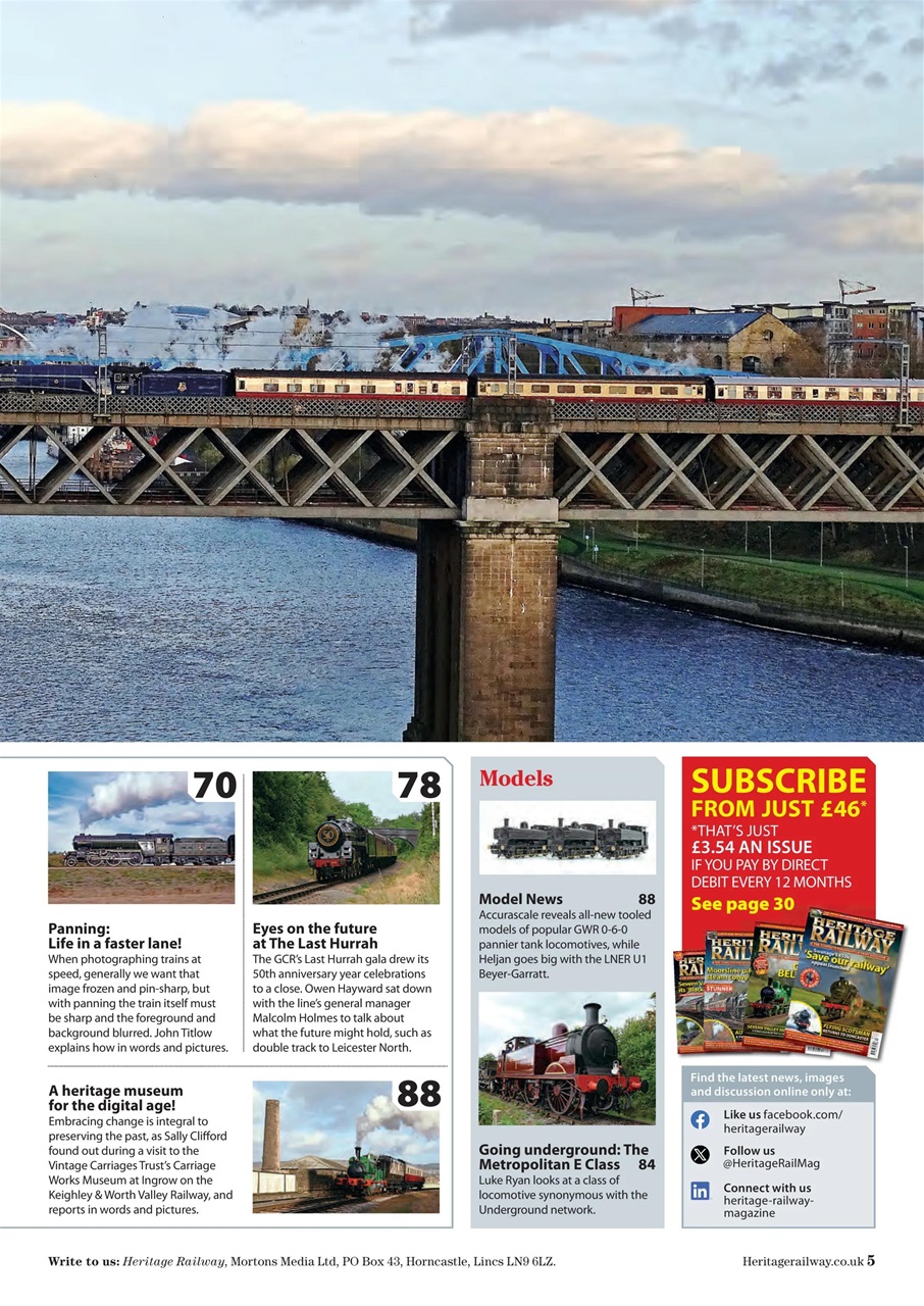 Heritage Railway Preview Pages
