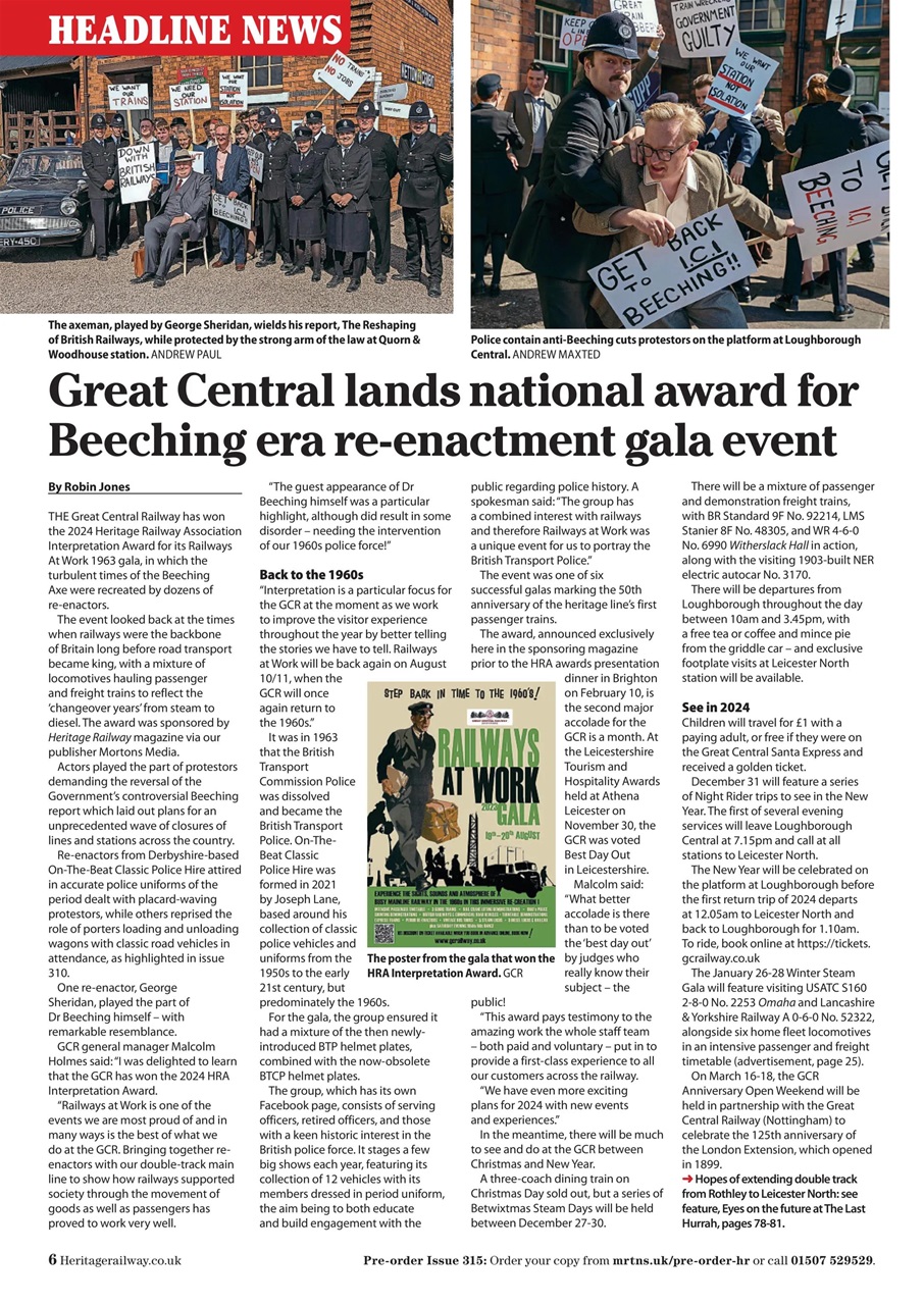 Heritage Railway Preview Pages