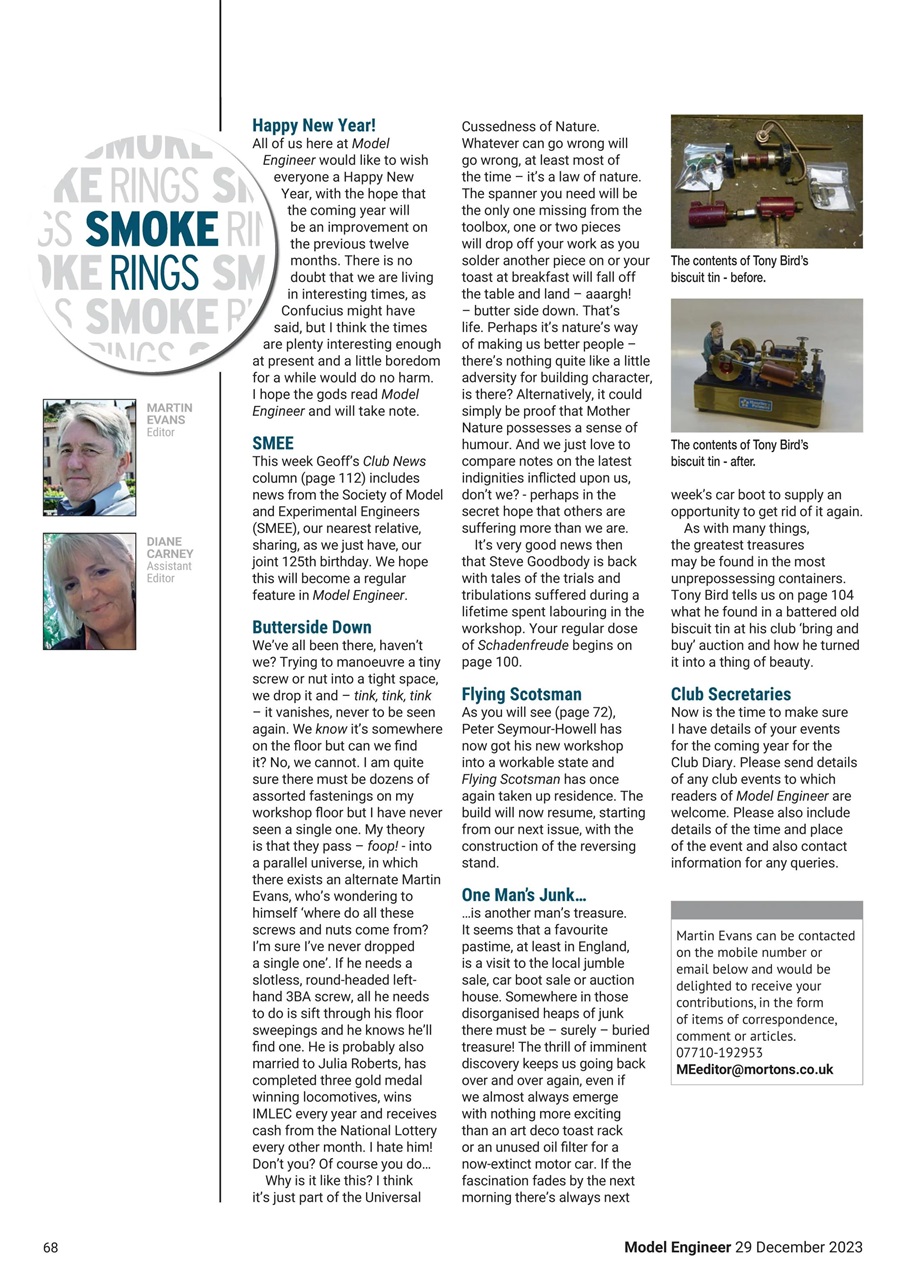 Model Engineer Preview Pages