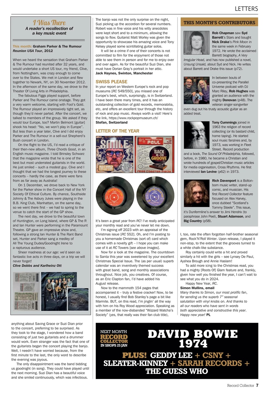 Record Collector Preview Pages