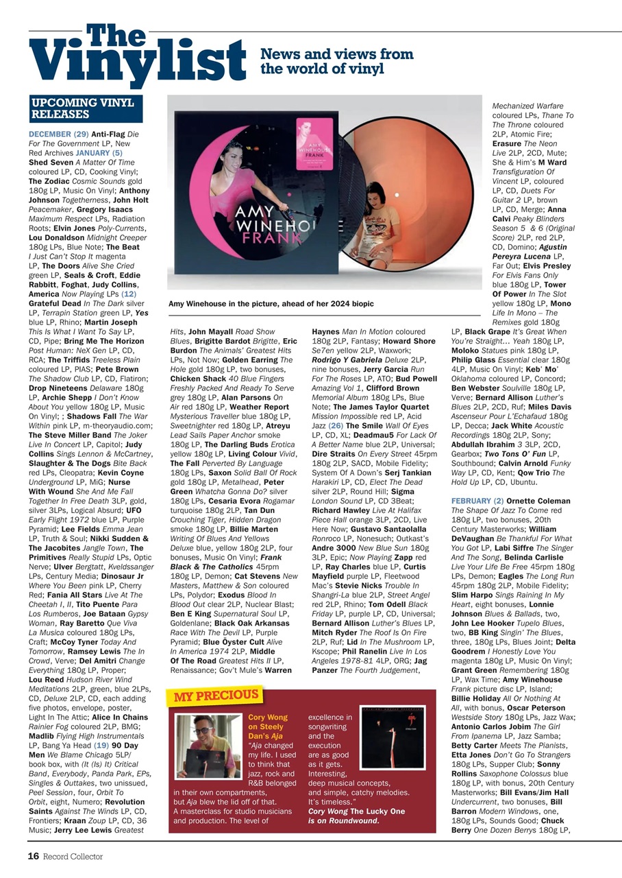 Record Collector Preview Pages