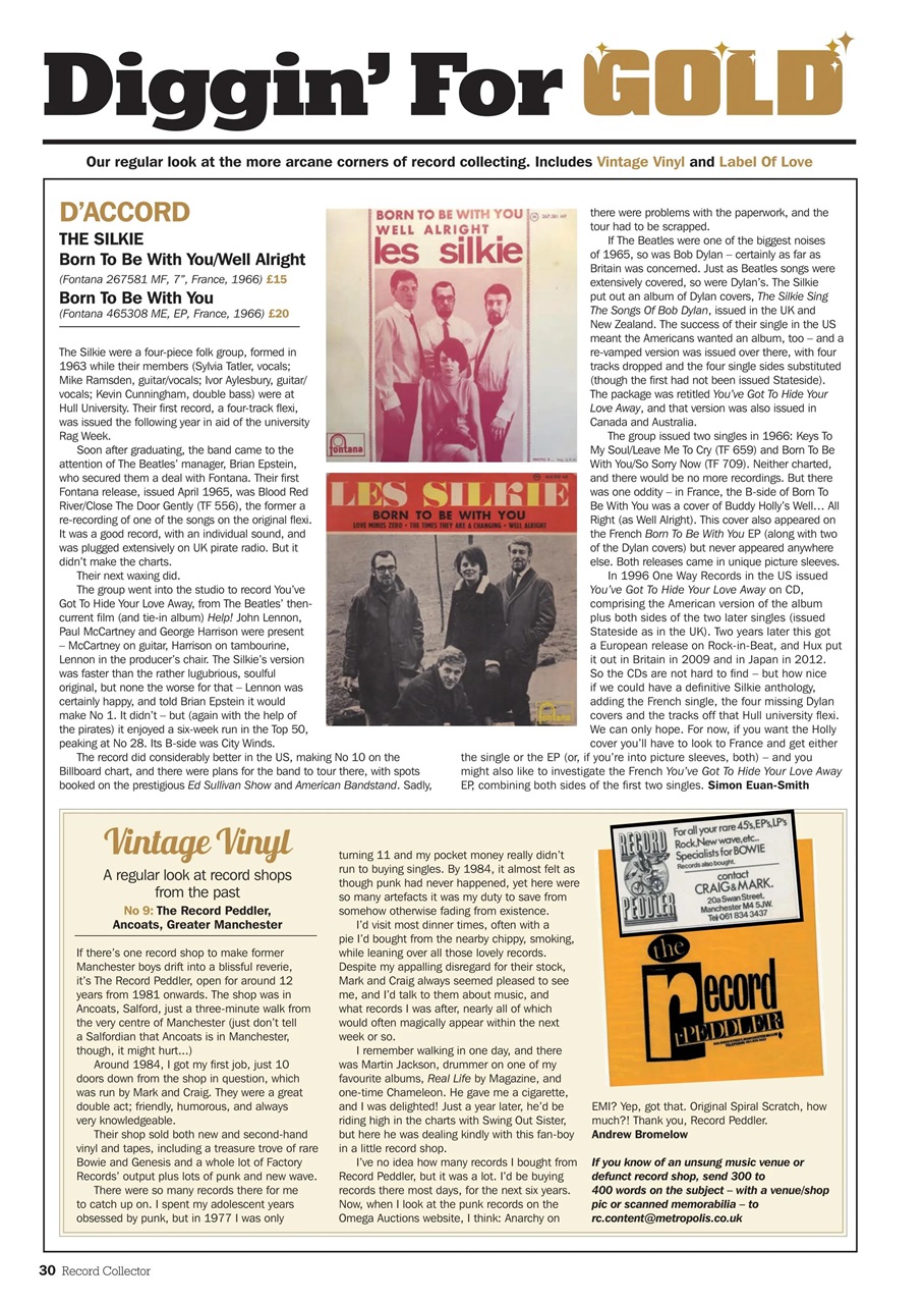 Record Collector Preview Pages