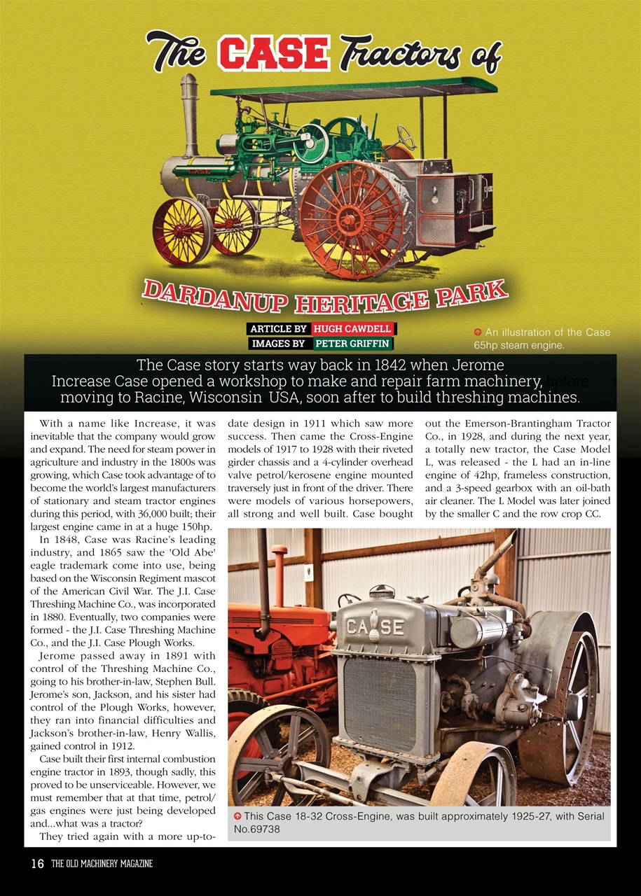 The Old Machinery Magazine Preview Pages