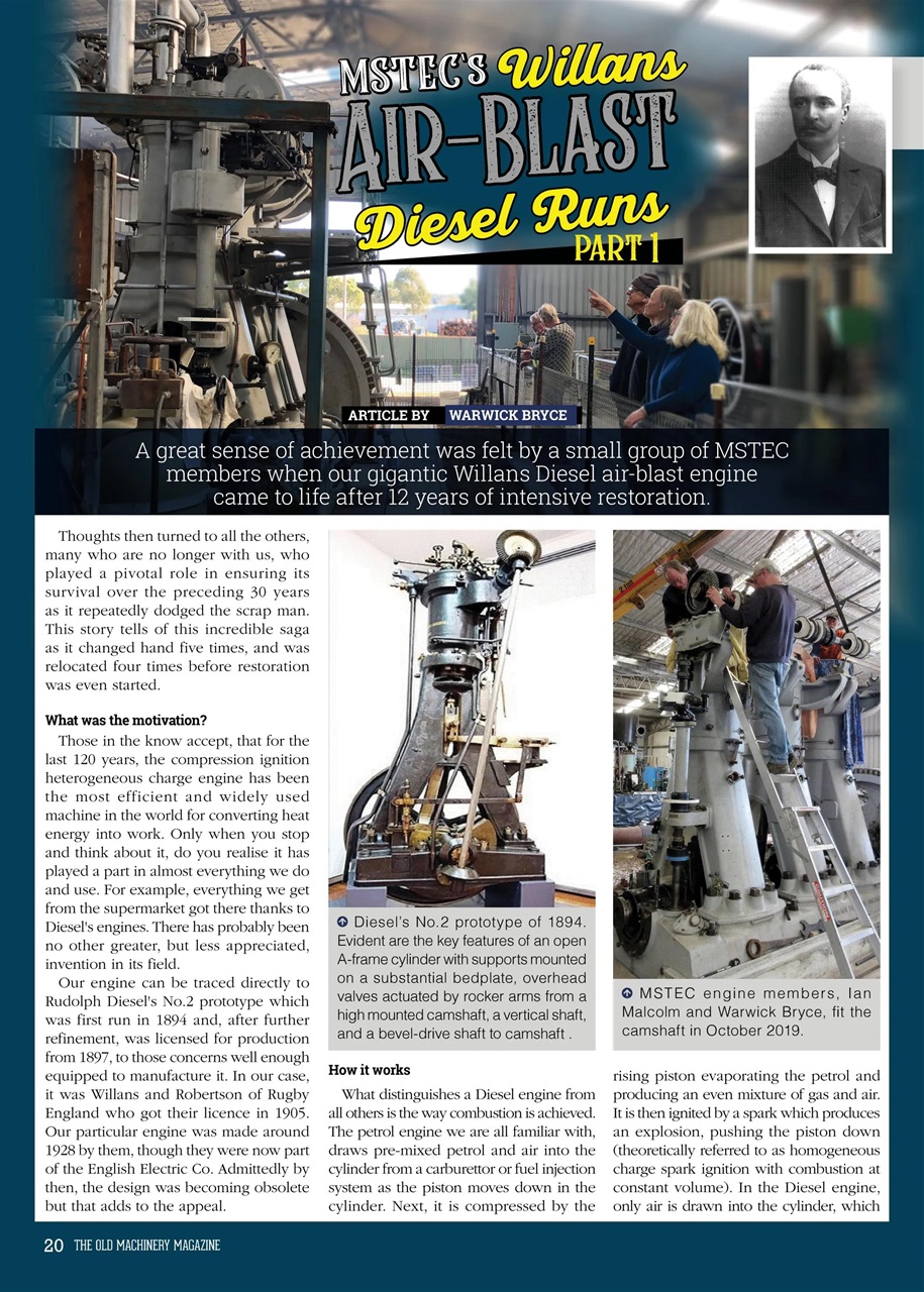 The Old Machinery Magazine Preview Pages