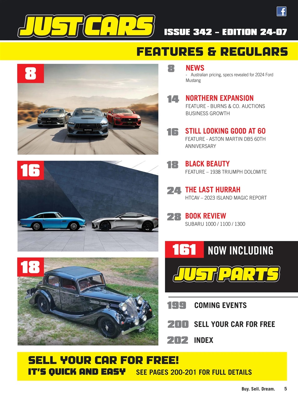 JUST CARS Preview Pages