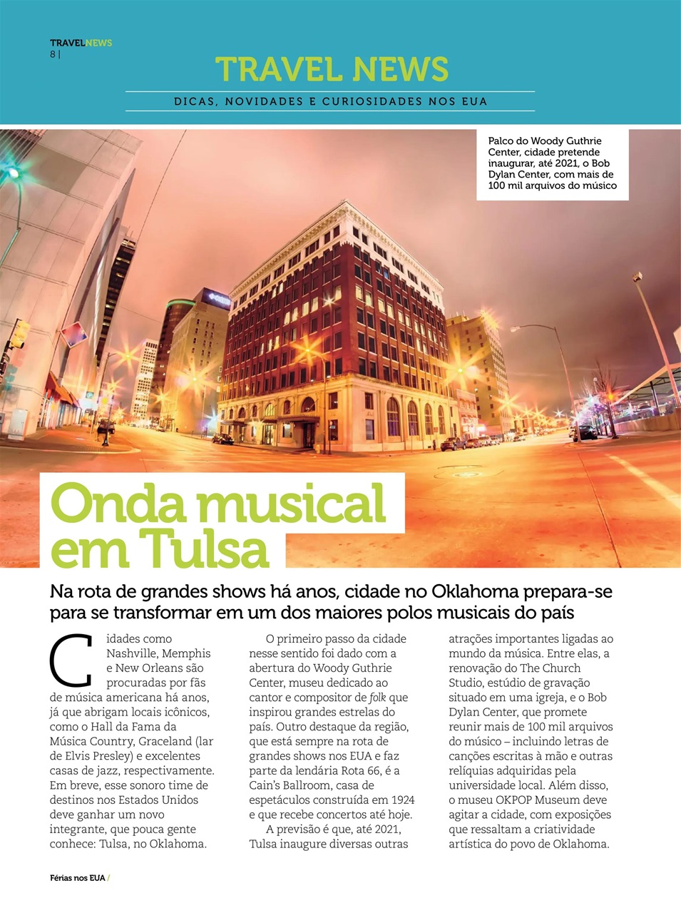Férias no Brasil e Férias EUA Preview Pages