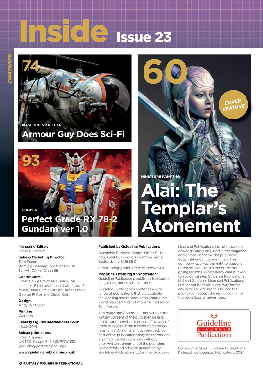 Fantasy Figures International Preview Pages