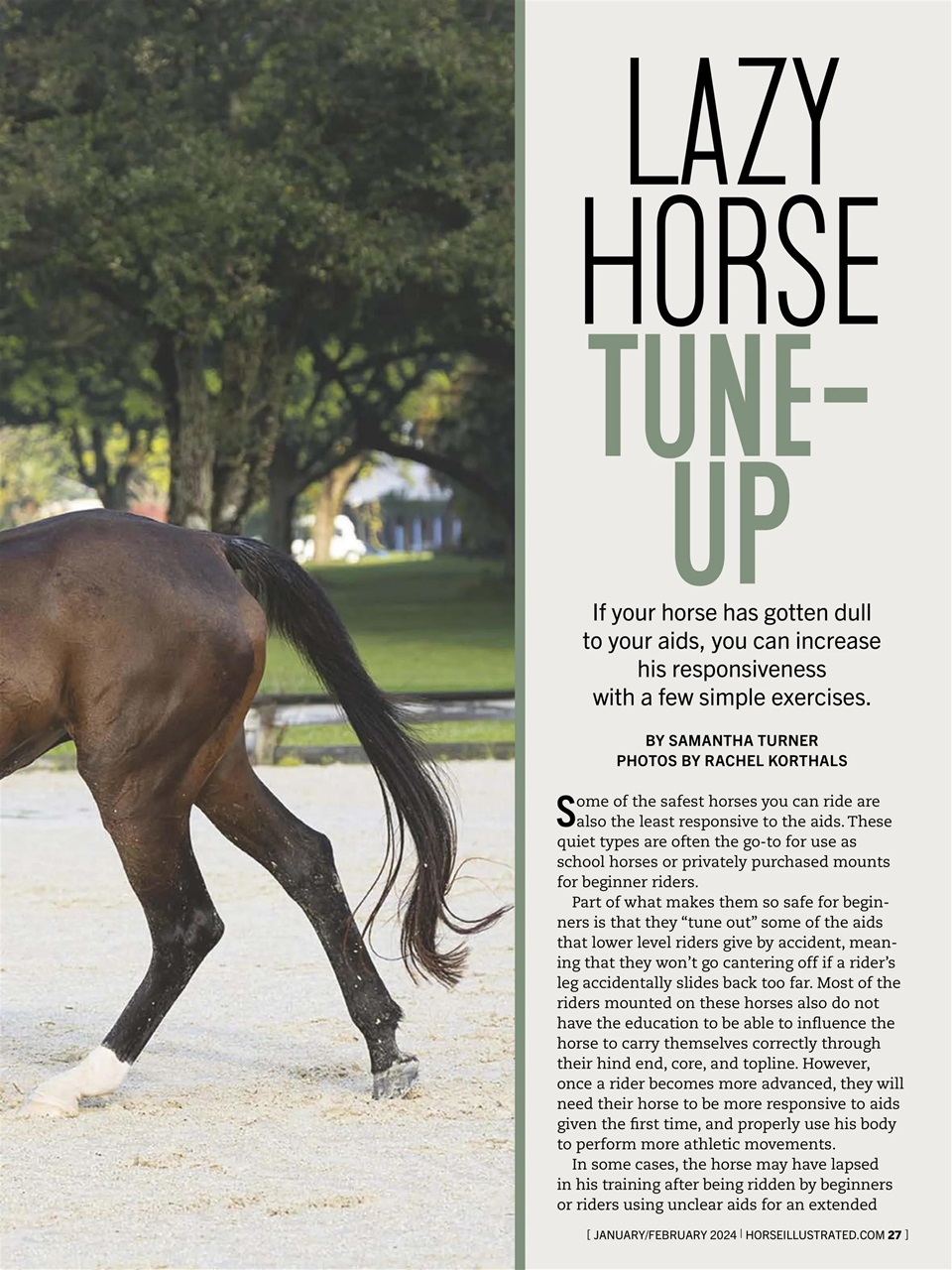 Horse Illustrated Magazine Preview Pages