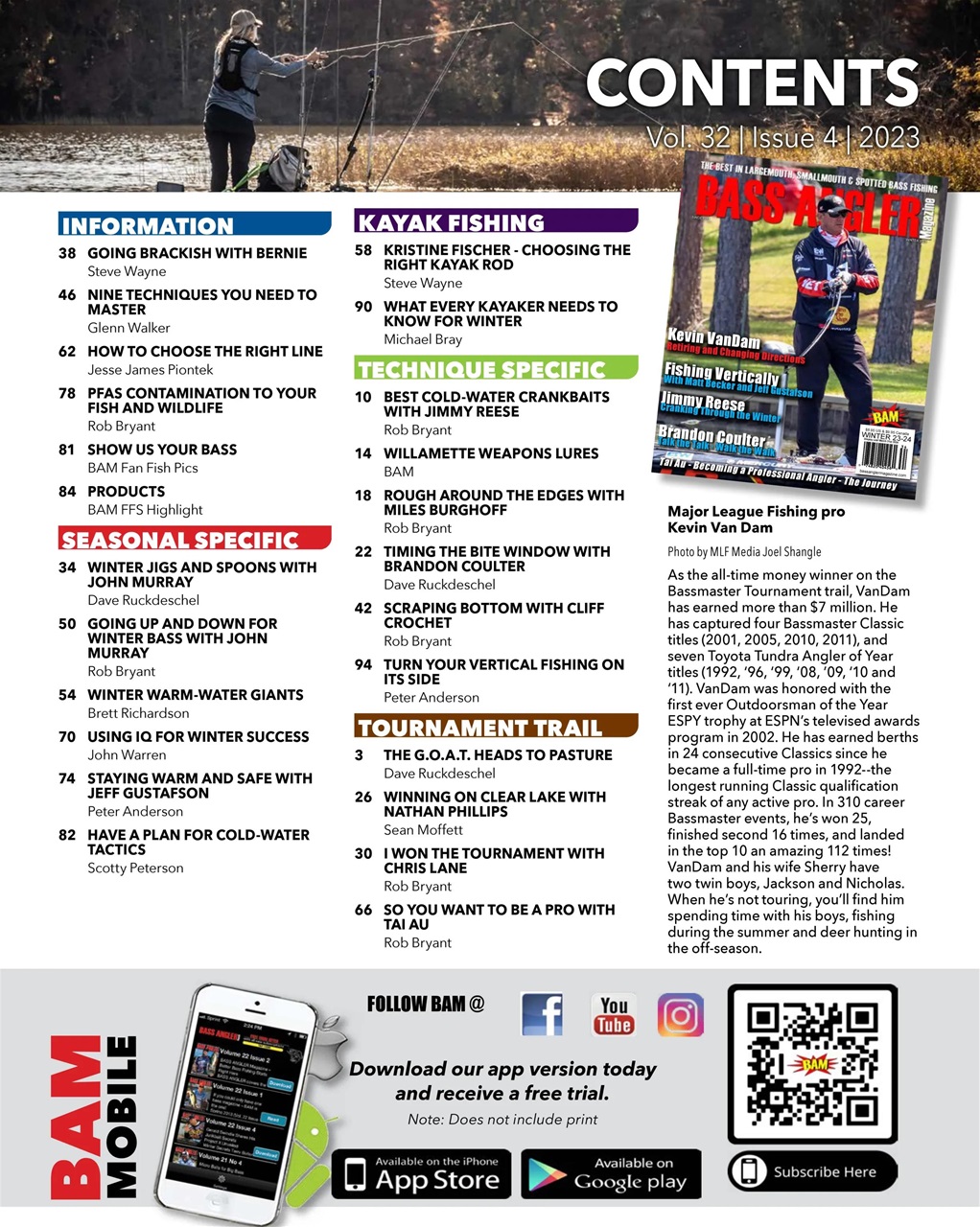 BASS ANGLER MAGAZINE Preview Pages